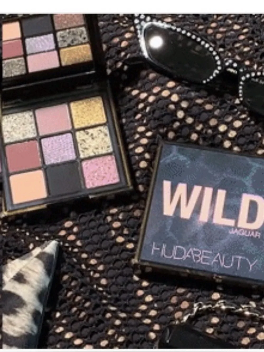 Huda Beauty Wild Jaguar, Khaki Haze, & Amethyst obsessions 9-pan palettes